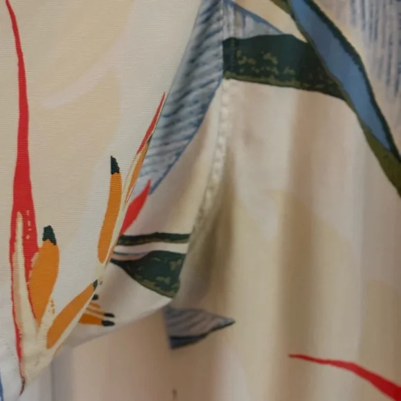 Guy Harvey Hawaiian Floral 100% Silk Shirt XL Luxury Resort/Ralph Lauren Vibes - Picture 6 of 8